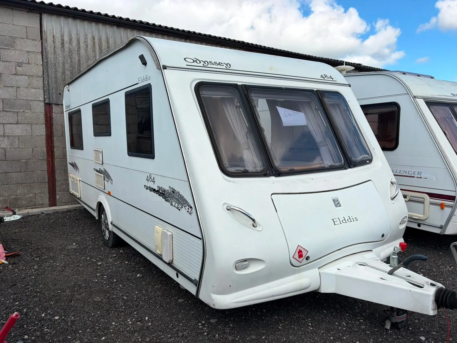 Elddis Odyssey 484 used touring caravan, 4 berth, available