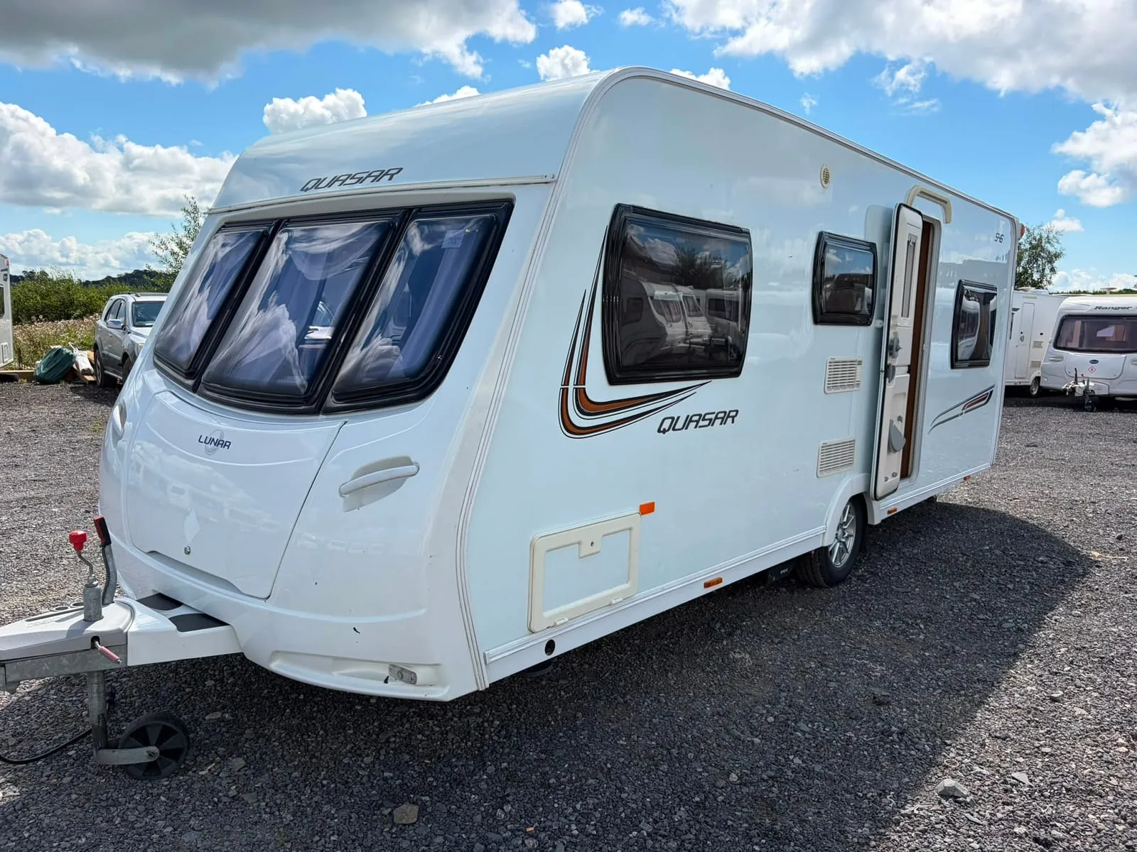 2013 Lunar Quasar used touring caravan, 6 berth, available